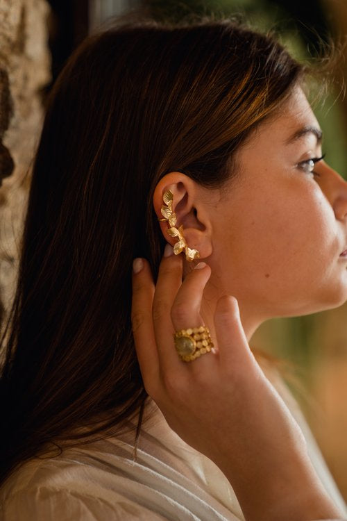 Earcuff Folhas